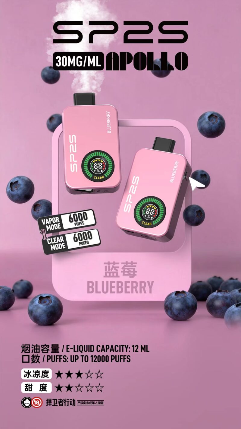 SP2S Apollo 12000口拋棄式|雙模式無煙霧黑科技台灣現貨-A (買 10 送 1):圖片 6